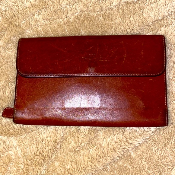 King Ranch Bags King Ranch Leather Trifold Wallet Cognac Brown